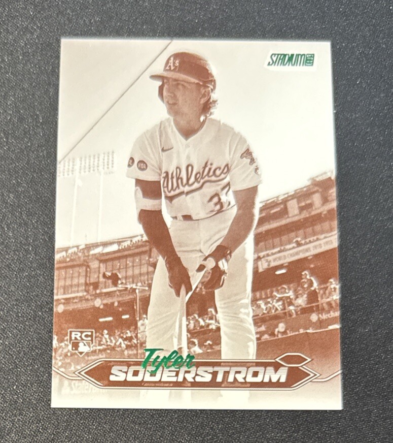 2024 Topps Stadium Club Sepia #215 Tyler Soderstrom
