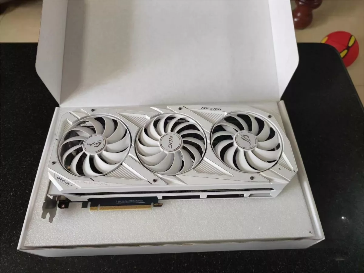 ASUS ROG Strix GeForce RTX 3070 8GB GDDR6 Graphics Card - White