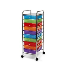 Kids Craft Rolling Cart Large Storage with Wheels For Art Home Crafts Supplies