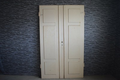 Traumhafte alte Antike Holztür Eingangstür Doppeltür Zweiflügel Tür 239