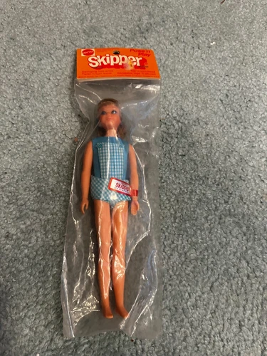 Vintage 1973 - Pose 'n Play - Skipper Doll Mattel - Sealed in Package SIEHE BESCHREIBUNG