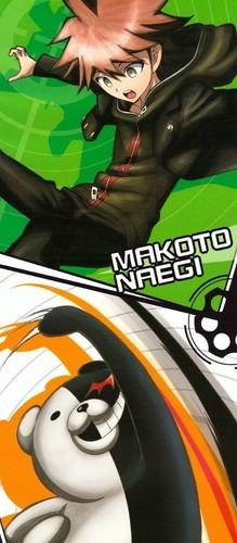 póster Danganronpa Dangan ronpa anime Naegi Makoto Mono kuma - Imagen 2 de 2