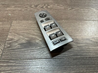 BMW 7er E65 E66 Fensterheberschalter elektrisch anklappbar Fahrertür grau 6943054