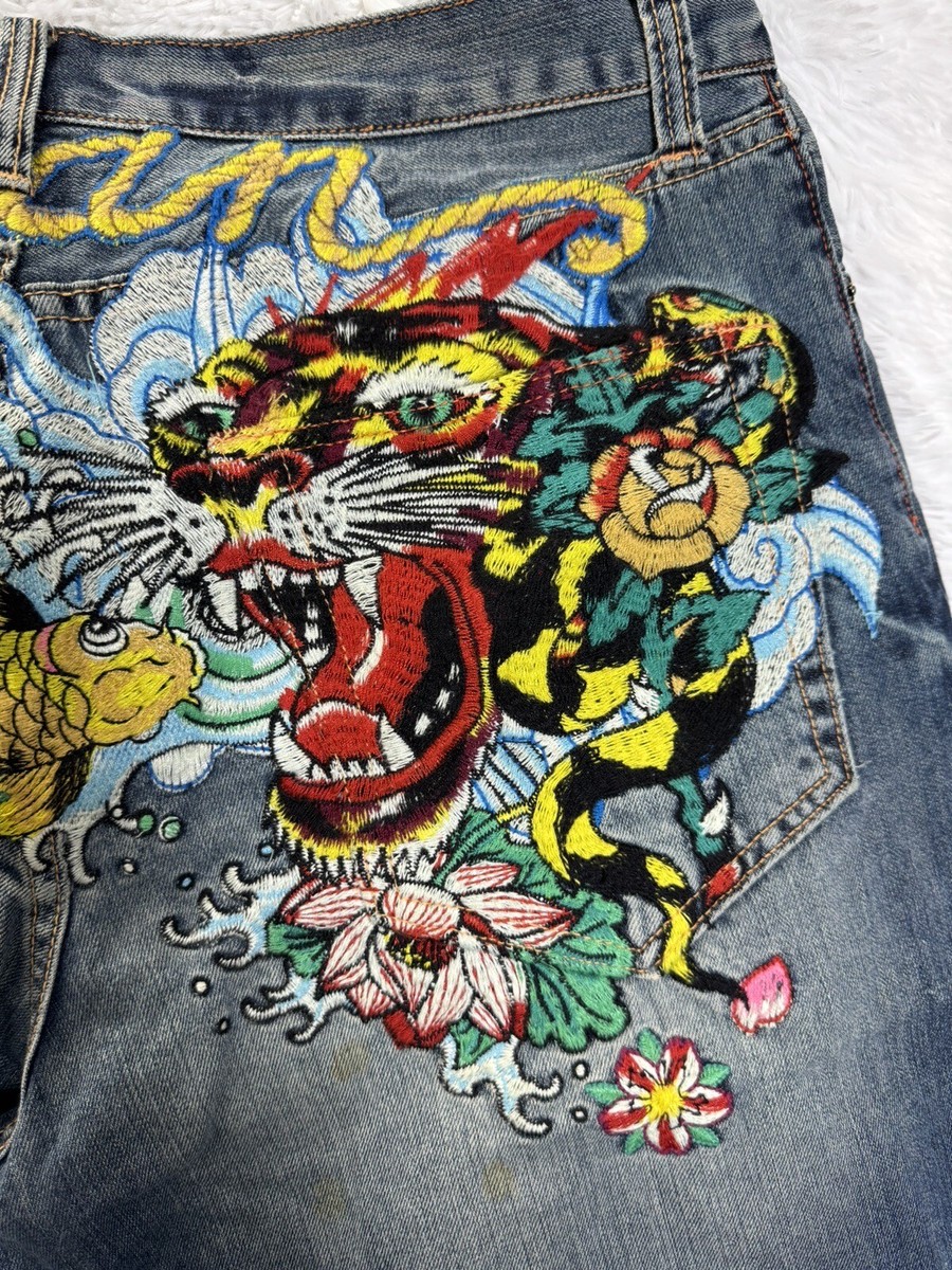 Ed Hardy★レオパード ジーンズ s-l1200.jpg