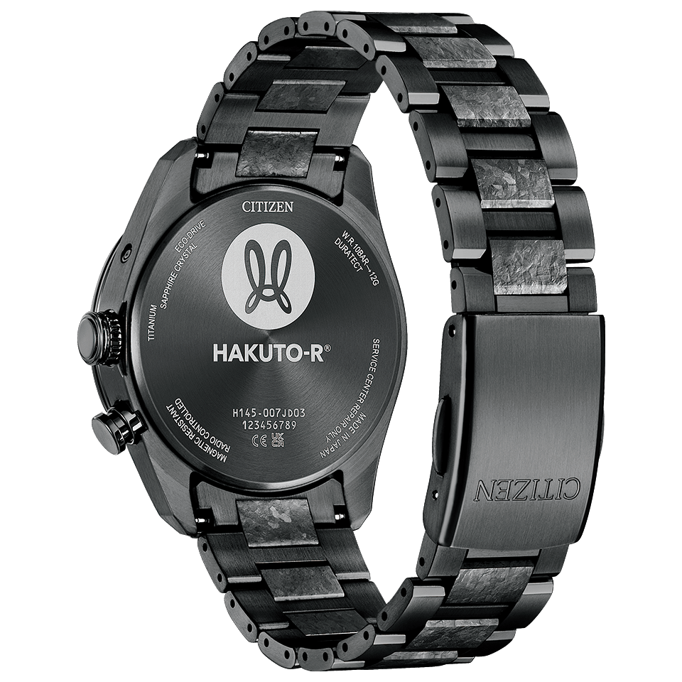 CITIZEN ATTESA CB0285-63E HAKUTO-R Black Titanium Limited Eco