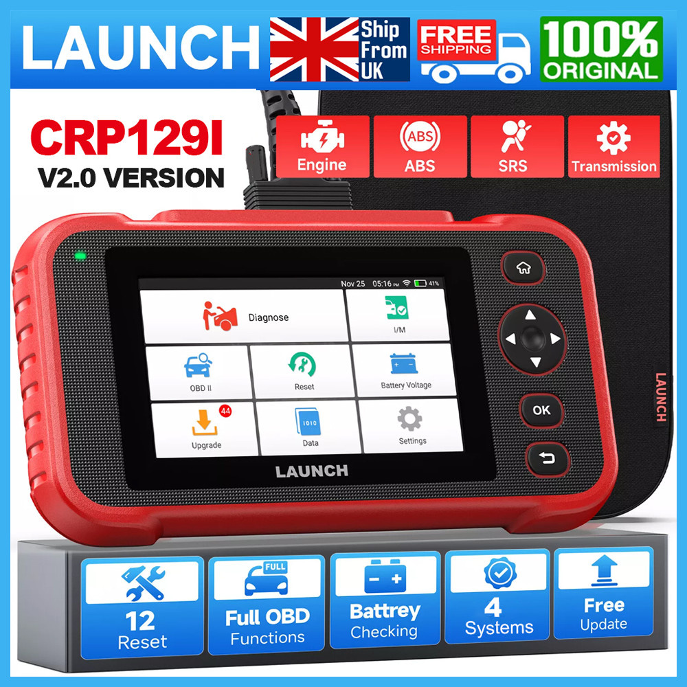 LAUNCH CRP129i V2.0 OBD2 Diagnostic Scanner Tool All System ABS SRS For BMW BENZ