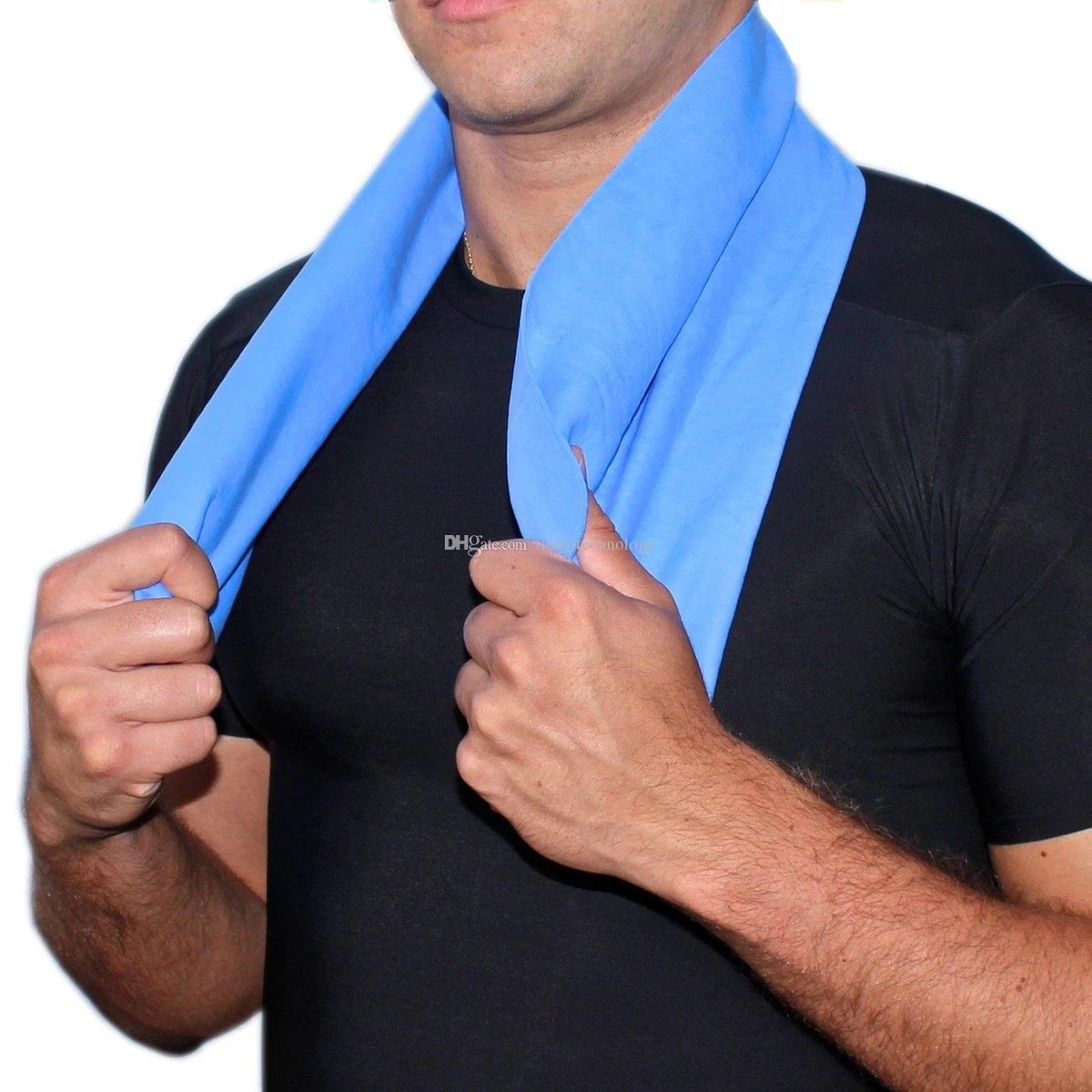 Cold towel around deals neck