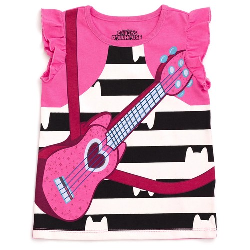 Dreamworks Gabby's Dollhouse T Shirt Pandy Paws Ragazze Bambini Ragazze Confezione da 3 Taglia 7-8 - Foto 2 di 8