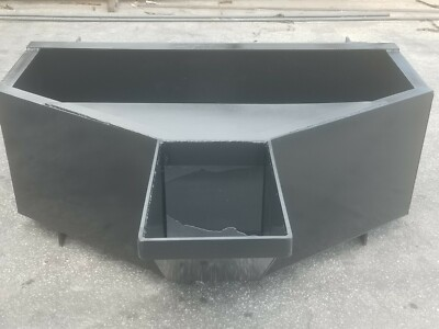 #ad #ad SKID STEER 1 YARD POUR TYPE CONCRETE BUCKET HOPPER CEMENT BUCKET $1350.00