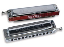 Seydel Sampler TWO in ONE Harmonica Steel Reeds 100 German Made C/G D/A or G/D