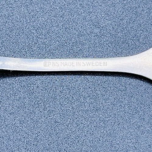 EPNS Silverplate Made in Sweden Lemon Fork 4” X 5/8” Demitasse Relish Pickle - Picture 3 of 5