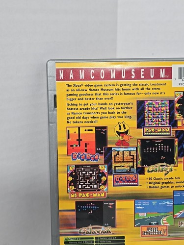 Namco Museum (Microsoft Xbox, 2002) Complete w/ Manual - Picture 3 of 8