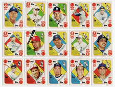 2010 Topps Red Back - Complete Set - 45 Cards