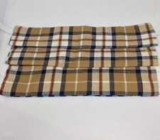 Tartan Plaid Washable Fabric Face Mask Reusable Cotton Cloth Mask