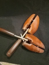 VTG Wooden Shoe Keeper MOHAWK No 4 Rochester Shoe Tree Co ‘Split Toe’ Tree