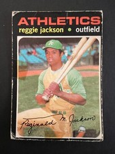 1971 O-Pee-Chee - #20 Reggie Jackson, tape, poor