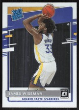 James Wiseman, 2020-21 Donruss Optic, #152, Golden State Warriors, RC