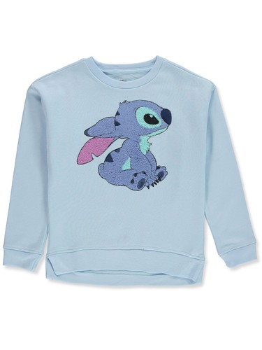 Disney Lilo & Stitch Girls' Chenille Sweatshirt