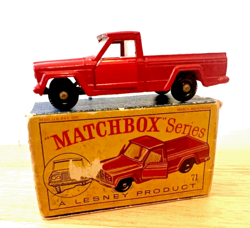 Jeep Gladiator Pick-Up Truck 71 Lesney Matchbox Series 1960's Made In England - Picture 2 of 6