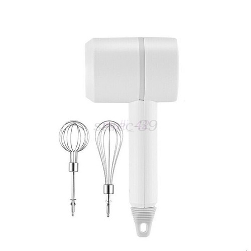 Hand Held Mixer Electric Food Whisk Blender Egg Whisking Beater USB w/2 Beaters- - Picture 16 of 17