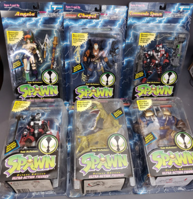 Spawn McFarlane Todd Toys Series 2 Set of 6 RARE RIVET PACKAGING 1995 NIB