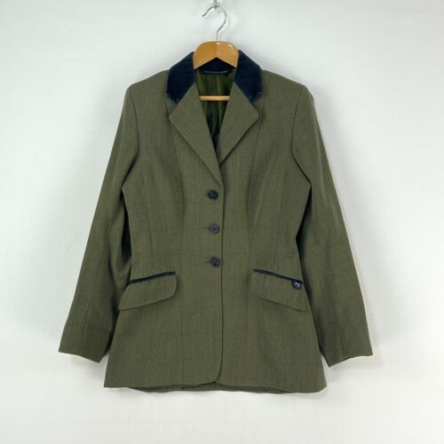 Alexander James Keepers veste en tweed femme 32 Royaume-Uni 6 8 vert hacking équitation - Photo 1 sur 20