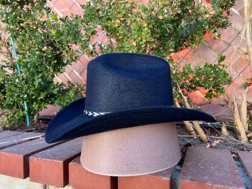 KIDS BLACK WESTERN HAT COWBOY RODEO KIDS HAT, SOMBRERO VAQUERO TEXANA, Kids Hat - Picture 10 of 12