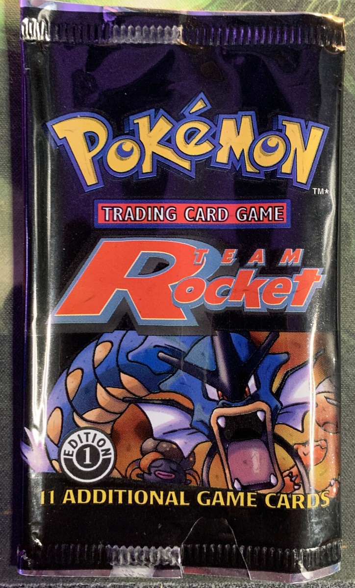 1st Edition Team Rocket Booster Pack - Opened/Empty