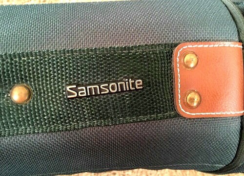 Samsonite Ultralite Green Suitcase/Luggage On Wheels W/ Strap - Picture 5 of 8