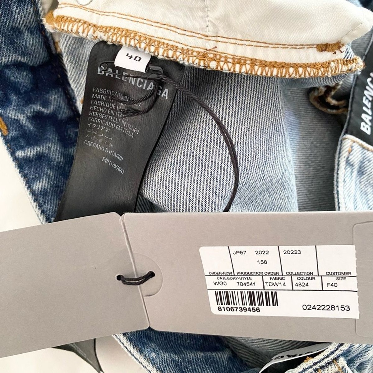 Balenciaga Cut up Denim Mini Skirt | eBay