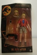 Dr. Ellie Sattler Jurassic Park Amber Collection Action Figure Mattel World New