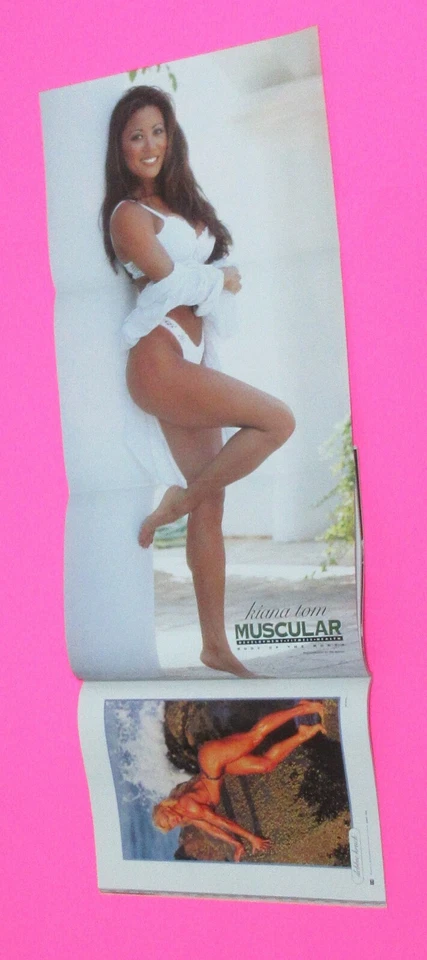 Muscular Development Magazine April 1996 kiana Tom Poster Swimsuit Bikini issue - Image 2 of 4