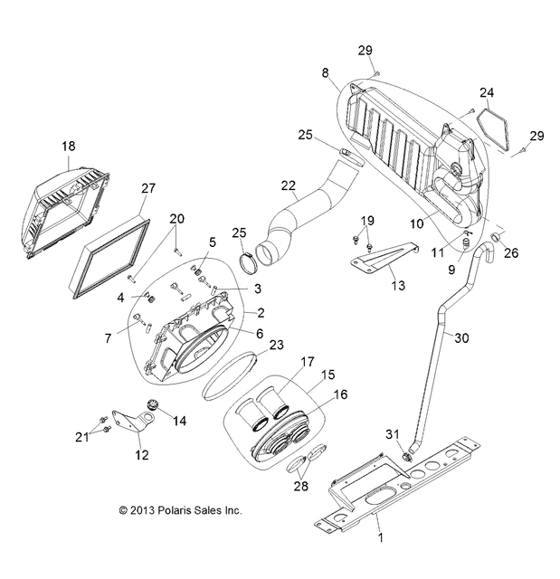 polaris hose float spacing