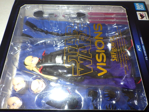 Am Star Wars Visions Star Wars Visions S.H.Figuarts Female Figure from JPN Rare - Picture 10 of 24