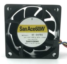 1pcs Sanyo XF-54785 6025 6cm 12V 0.67A 4 Fili Doppia Sfera Ventola di Raffreddamento