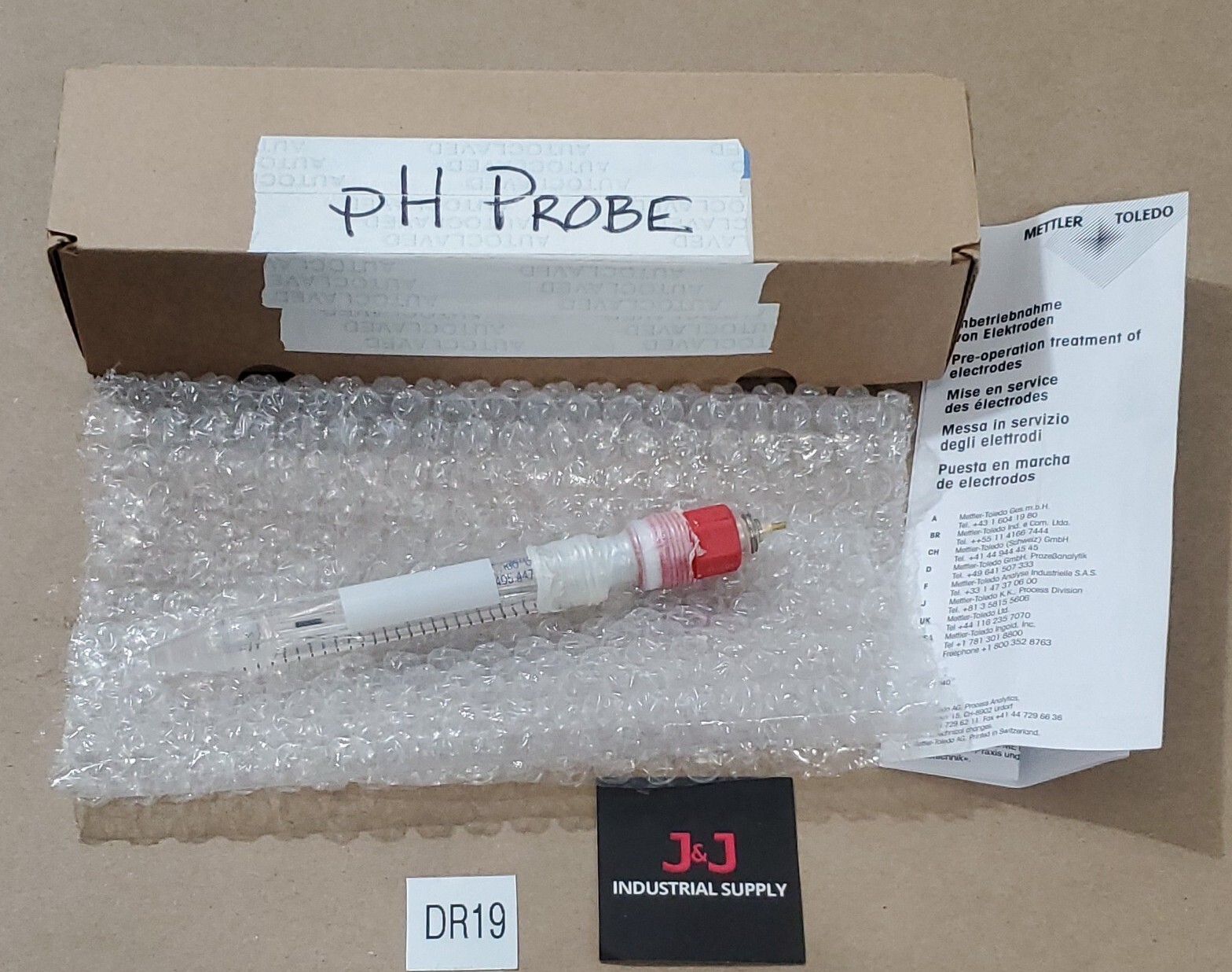 *PREOWNED* Mettler Toledo 405-DPAS-SC-K8S/120 pH Probe Electrode + Warranty!