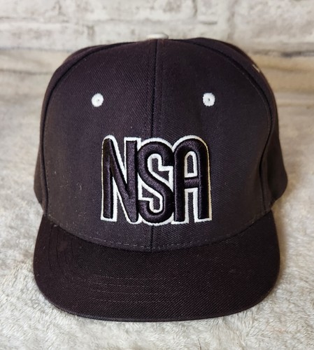 NSA Hat Snapback Cap Embroidered Adjustable trucker hap black ...