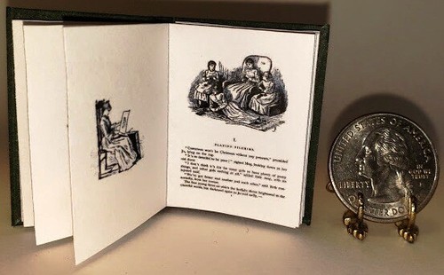 1:6 SCALE MINIATURE BOOK LITTLE WOMEN ILLUSTRATED BARBIE PLAYSCALE - Picture 6 of 6