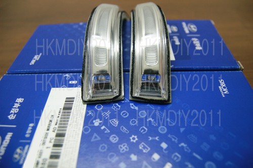 Genuine OEM OutSide Mirror LED Reflector LH/RH For 2013~17 Hyundai Santa Fe XL - Picture 4 of 12