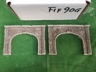 2x Cut Stone tunnel n scale gauge Grey Twin Track FIF90G