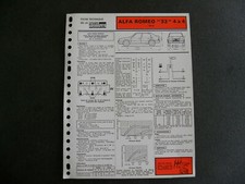 Revue technique Alfa Romeo ALFA 33