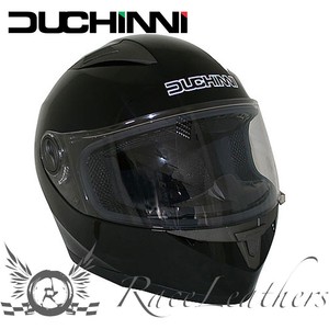 Duchinni D705 Uni Noir Brillant Intégral Moto Pas Cher Casque Ebay