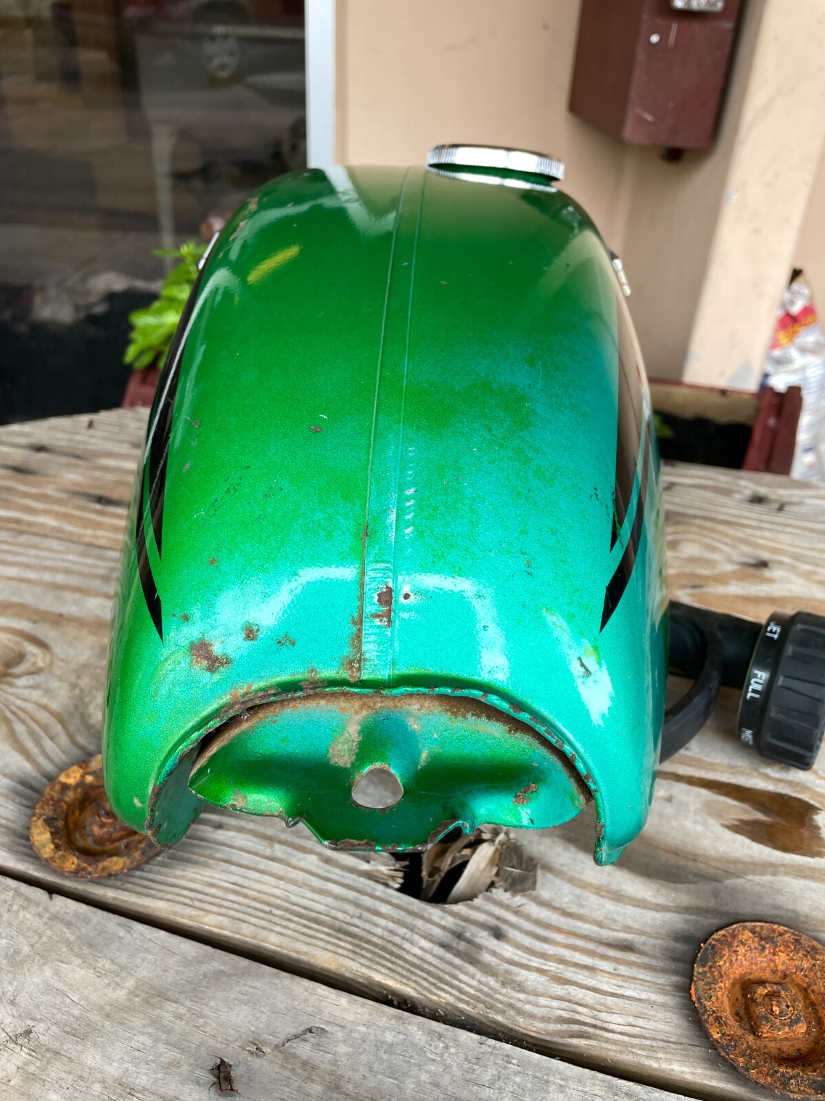 1971 Honda SL125 K0 Gas Tank Candy Emerald Green Original Paint HM331