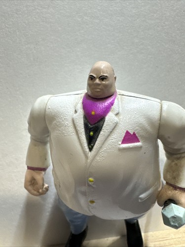 marvel universe toy biz 2002 KINGPIN Die cast metal spider-man animated complete - Picture 6 of 6