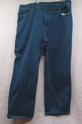 Faded Glory Straight Leg Denim Jeans Men's 40 X 30 Blue Medium Wash Cotton