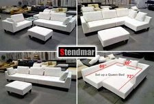 4pc. multi function sectional Sofa S160W (custom made options available)