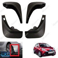 Schlamm Klappe Set Von 4 Schwarz FüR Renault Pulse S2U