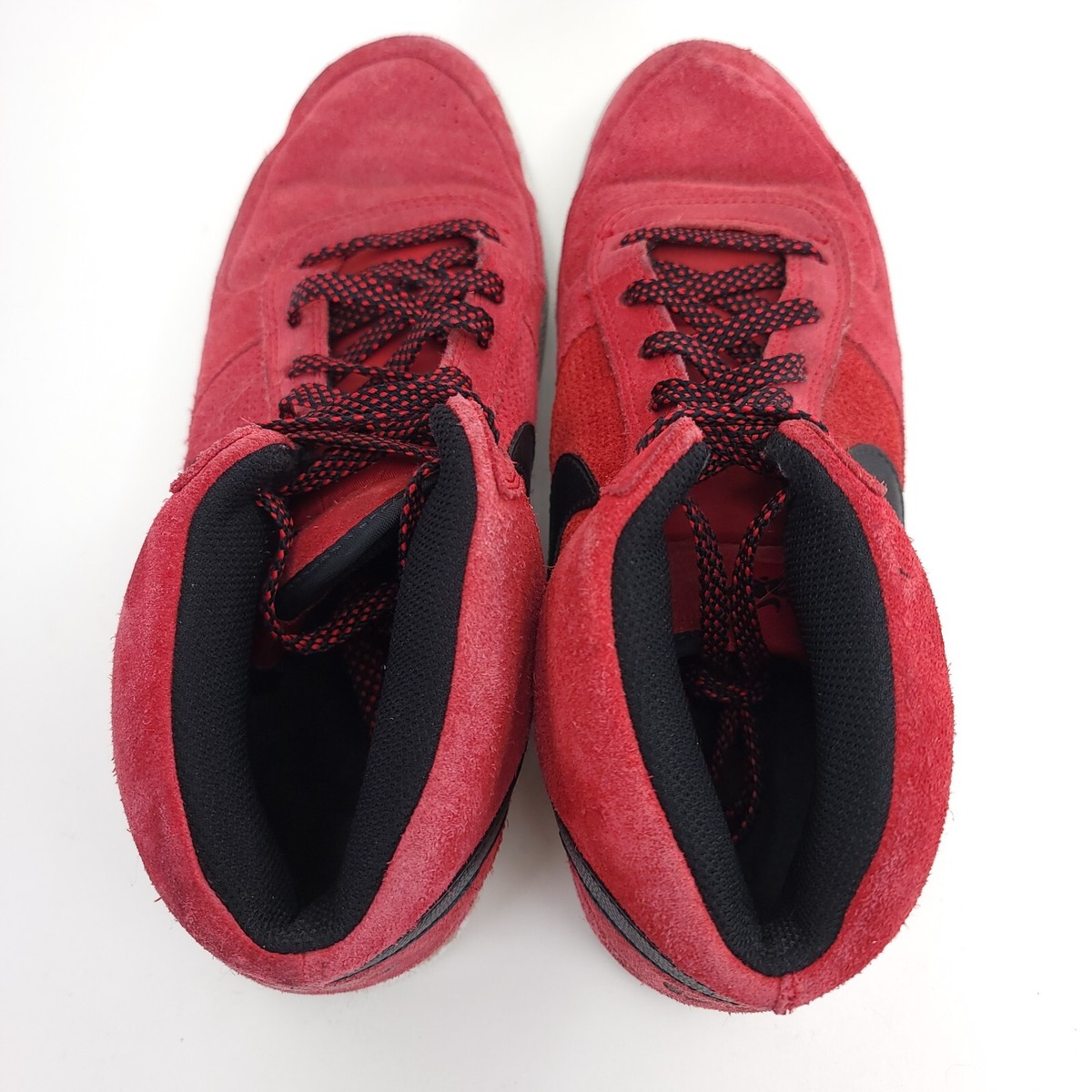 Nike MAVRK 6.0 MID 2 386611-601 Mens Size 12 Red Suede Athletic Shoes Used Nike MAVRK 6.0 MID 2 386611-601 Mens size 9 US Red & Black  main image 2