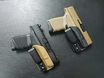 Gunner's Custom Holster Trigger Guard with clip IWB fits Springfield Hellcat