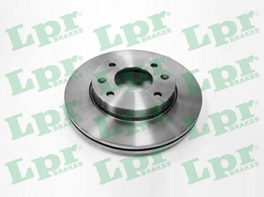 Jeu de 2 disques de frein avant ventilés pour Hyundai Matrix et Elantra III
